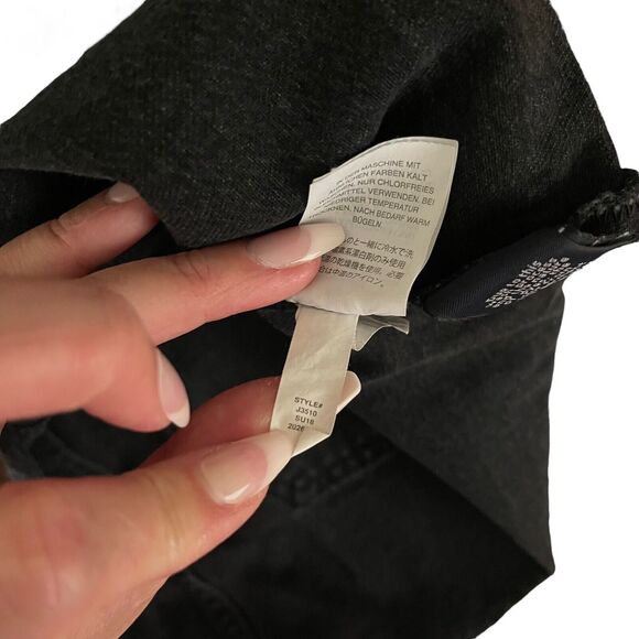 Madewell 27 Denim Frisco Mini Skirt Denim Lunar Wash Black Raw Hem J3510 - Picture 4 of 8